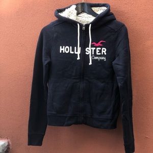 Hollister super soft teddy hoodie jacket